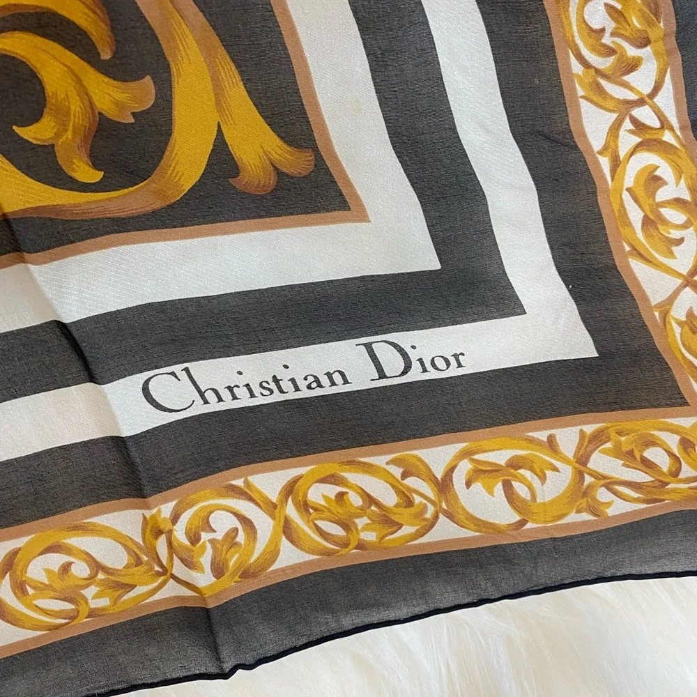 Authentic vintage Dior scarf